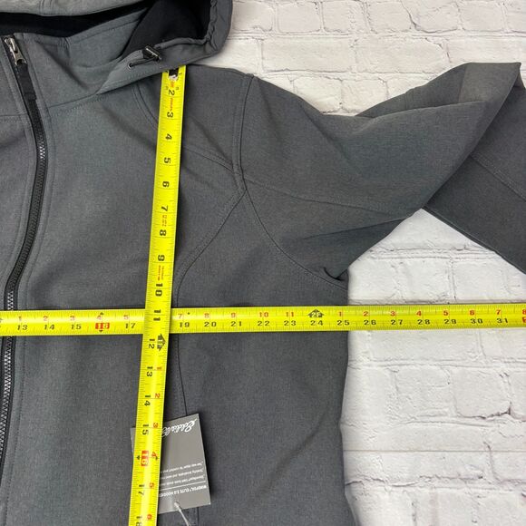 NWT Eddie Bauer Women 2X Windfoil Elite Soft Shell Trench Coat Jacket C065 -30 - Picture 3 of 16